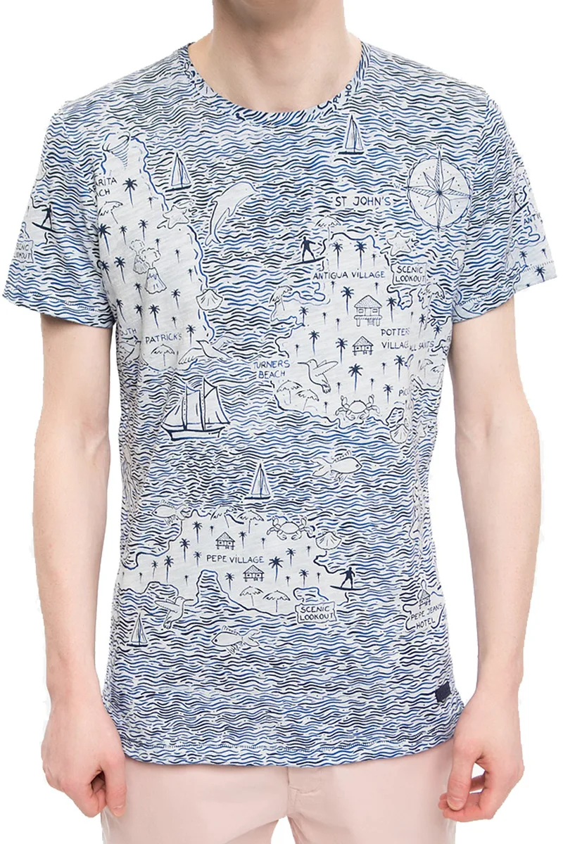 Μπλούζα Κοντομάνικη Pepe Jeans Ernest 171PJBA0PM5035480000-816 Ανδρικό
