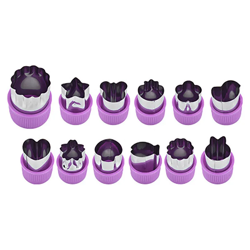 Κόφτες Λαχανικών/Φρούτων 12τμχ Purple