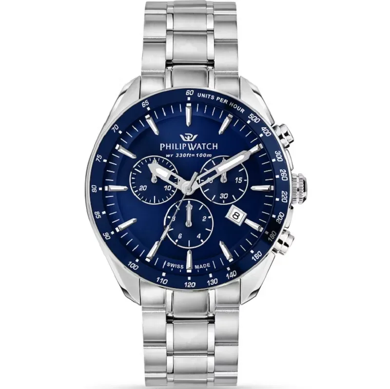 Ανδρικό ρολόι Philip Watch Blaze R8273995017 R8273995017 Ατσάλι