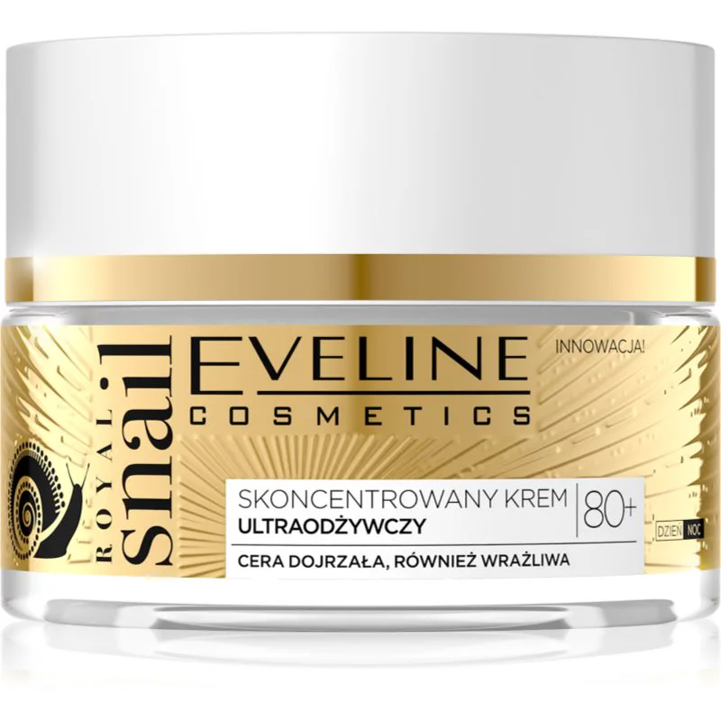 Eveline Cosmetics Royal Snail Κρέμα εντατικής φροντίδας για βαθιές ρυτίδες 80+ 50 ml