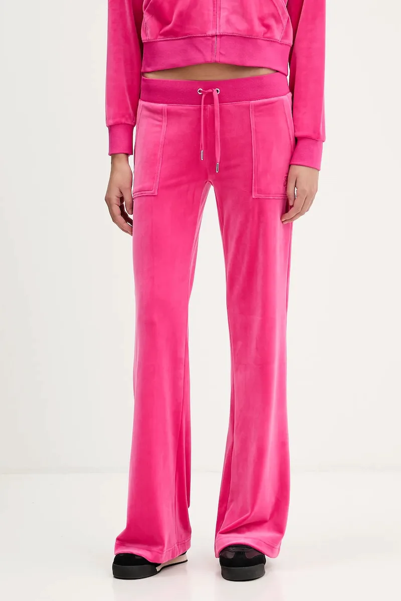 Βελούδινο παντελόνι φόρμας Juicy Couture Layla
