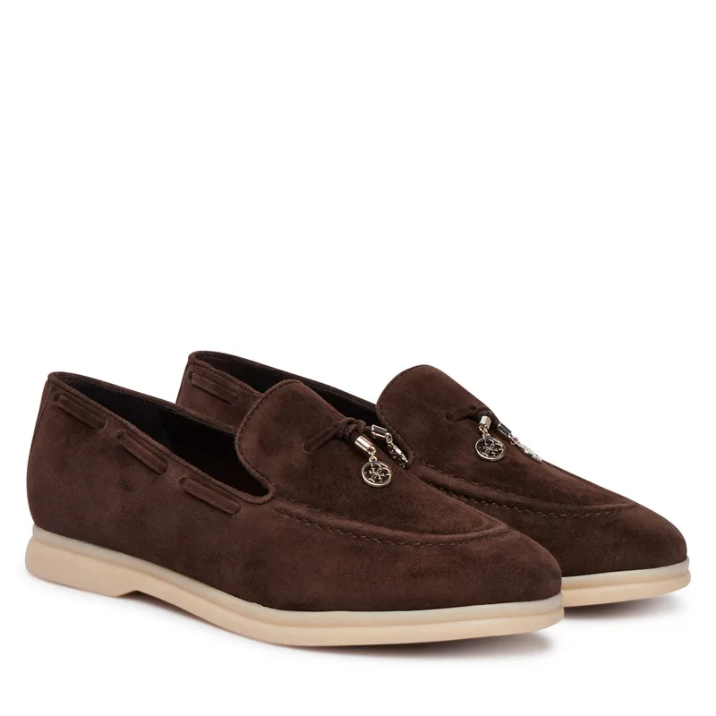 Loafers Guess FLTNAI SUE14 Καφέ