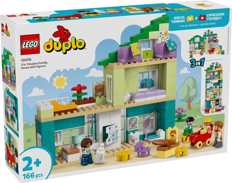 LEGO® Duplo 3in1 Modern Family House With Figures (10470)