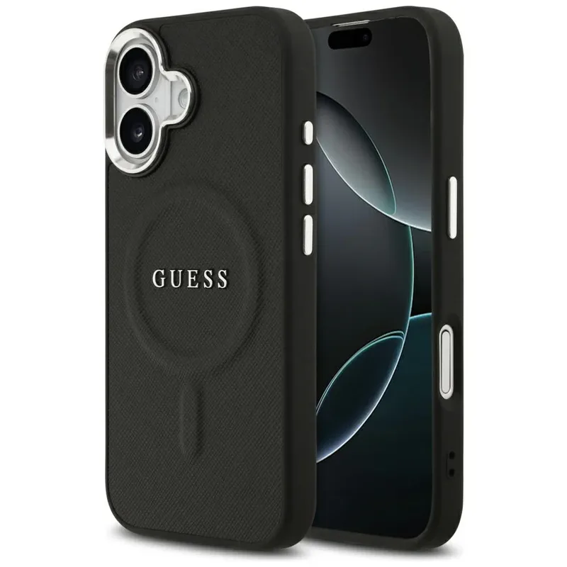 Θήκη Guess Classic Logo Magsafe Black iPhone 17