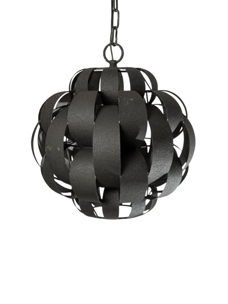 Φωτιστικό Οροφής Μεταλλικό Μαύρο 42x42x44εκ. Zen Collection 25.16.51591 (Υλικό: Μεταλλικό, Χρώμα: Μαύρο) - ZEN COLLECTION - 25.16.51591