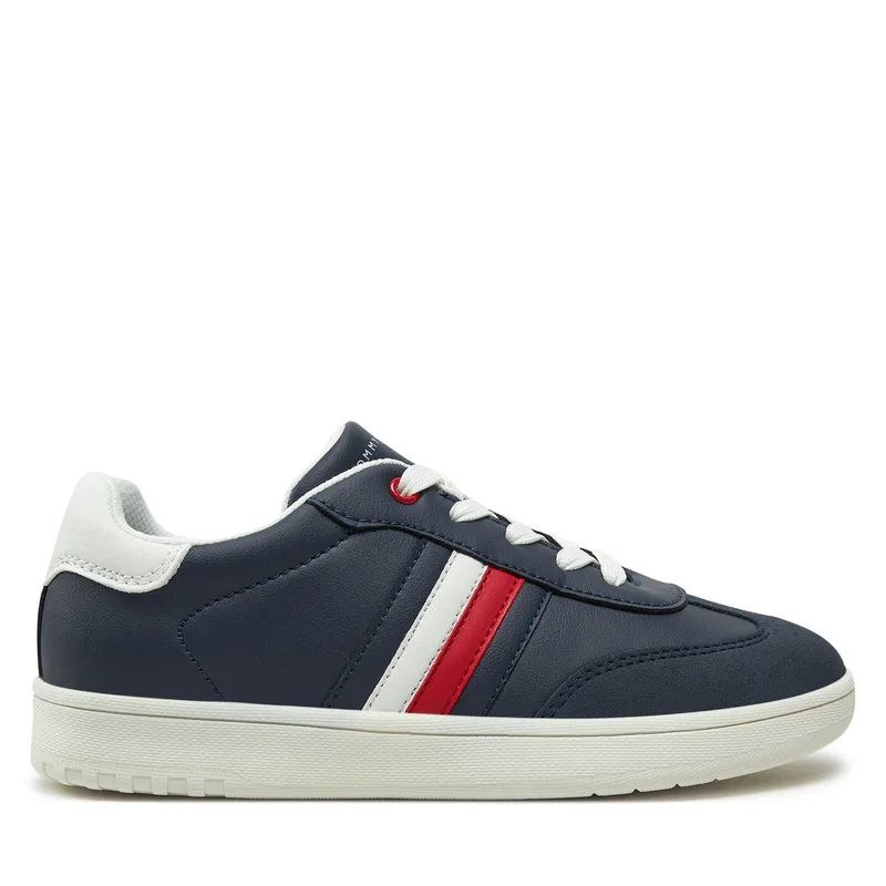 Αθλητικά Tommy Hilfiger Stripe Low Cut Lace-Up Sneaker T3X9-33851-1269 S Σκούρο μπλε