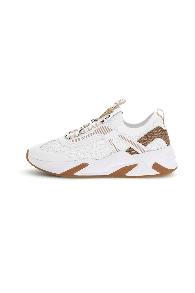 Guess γυναικεία sneakers "Genga" - FLPGENFAP12 Λευκό