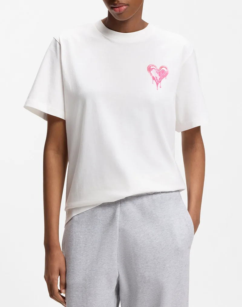 HUGO Vintage_Tee_B_9 10268404 01 50562261-102 OffWhite