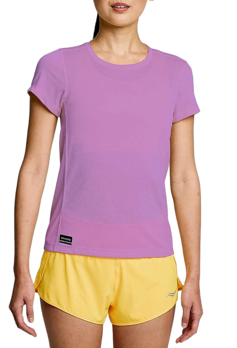 Μπλούζα Κοντομάνικη Saucony Stopwatch SAW800370-GRH Γυναικείο