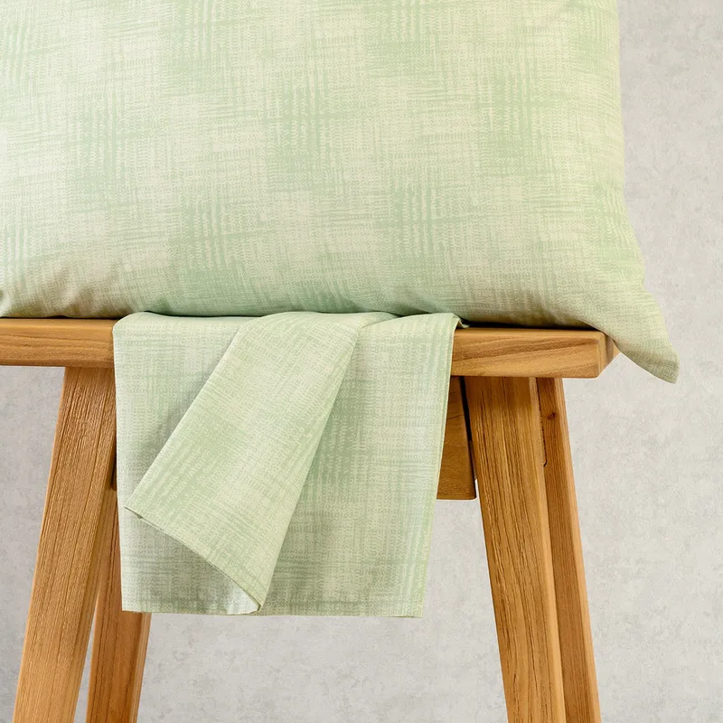 Σετ Σεντόνι Με 1 Μαξιλαροθήκη Polycotton Μονό Με Λάστιχο 100x200+32εκ. Gianna Grey-Aqua Casual Line Mini Melinen 20005391 (Τύπος κατωσέντονου: Με Λάστιχο, Ύφασμα: 50% Cotton-50% Polyester, Χρώμα: Γκρι, Μέγεθος: Μονά) - MELINEN - 20005391