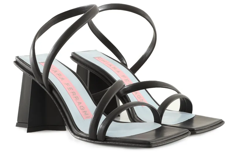 Πέδιλα Chiara Ferragni Με Ιδιαίτερο Τακούνι CF3027_001-BLACK VEGAN Γυναικείο