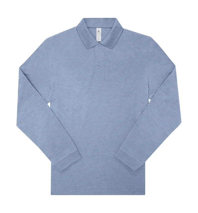 My Polo 210 LSL B & C PU427 Heather Blue