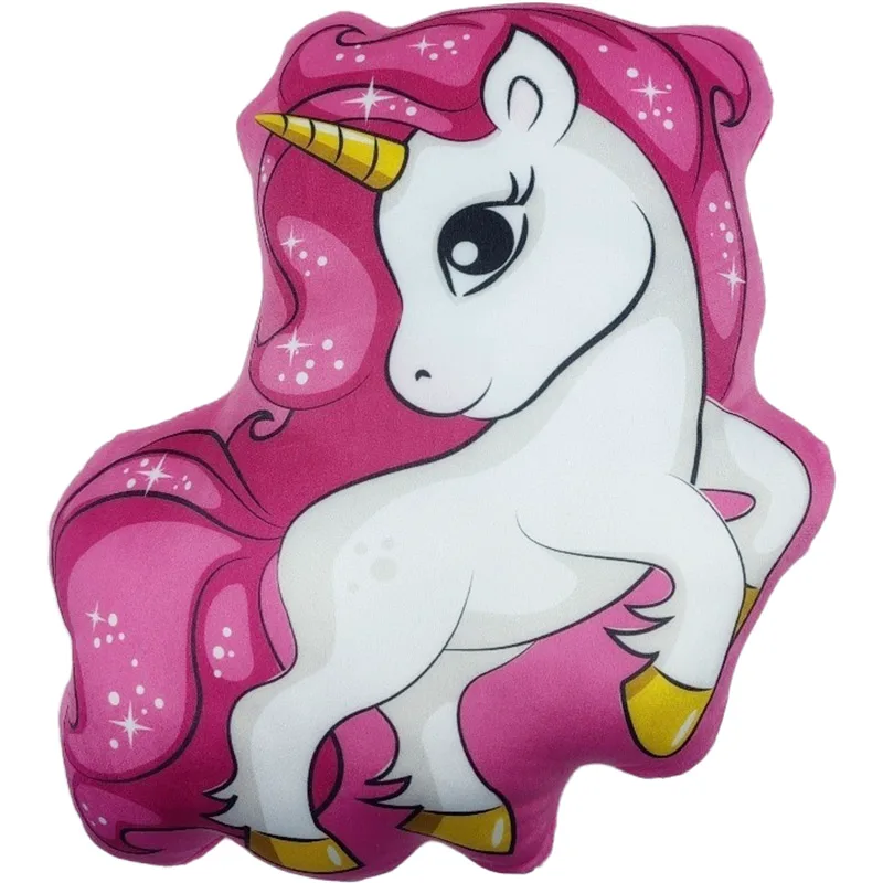 Διακοσμητικό Μαξιλάρι 28x33 Dimcol Unicorn 06 Ροζ