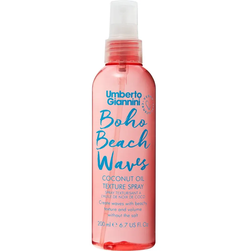 Umberto Giannini Beach Waves Boho Texture Spray Σπρέι με Υφή Λαδιού από Καρύδα που Δημιουργεί Κυματιστά Μαλλιά Παραλίας με Όγκο & Άρωμα Περγαμόντο & Μανταρίνι 200ml