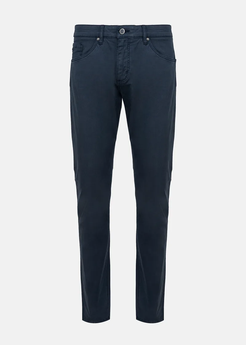 Fynch Hatton Υφασμάτινο Παντελόνι της σειράς Chino - 1314 2807 688 Dark Navy