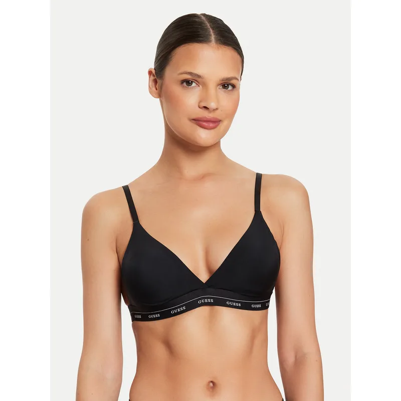 Guess Σουτιέν χωρίς μπανέλα Jane Soft O4YC16 KCF20 Μαύρο