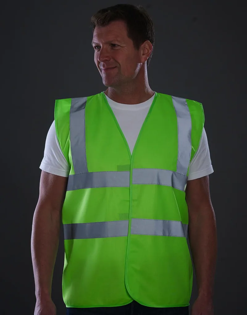 Γιλέκο Ασφαλείας Fluo 2 Yoko HVW100P Lime