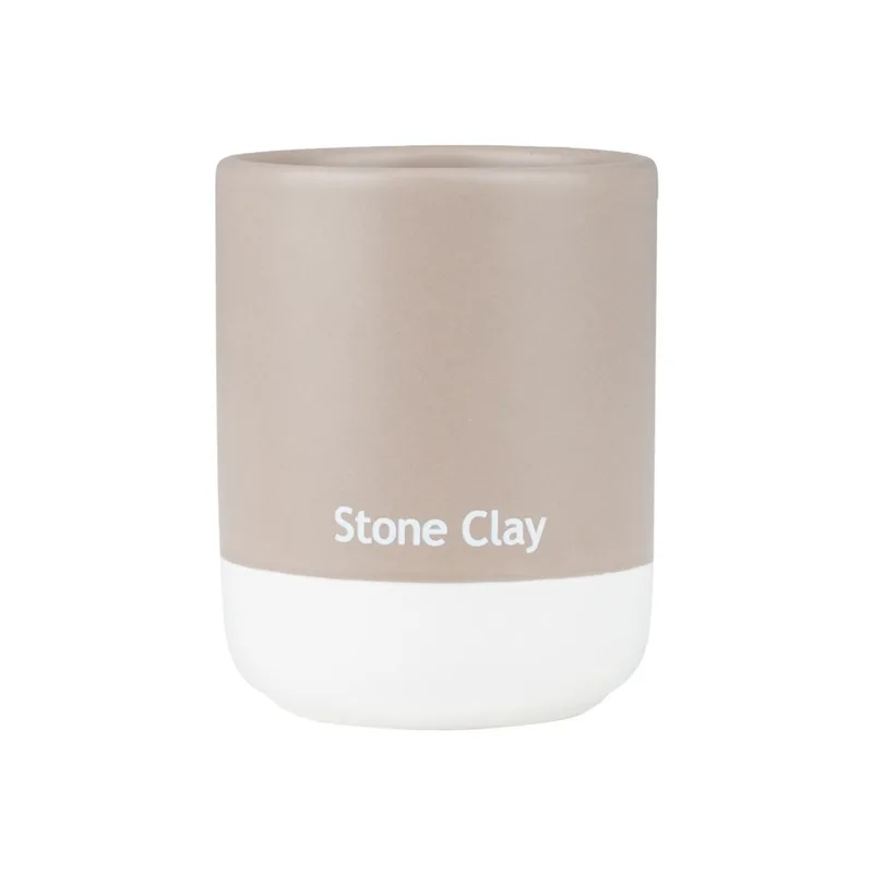 Estia Ποτηράκι Μπάνιου Tone Lab Κεραμικό Stone Clay
