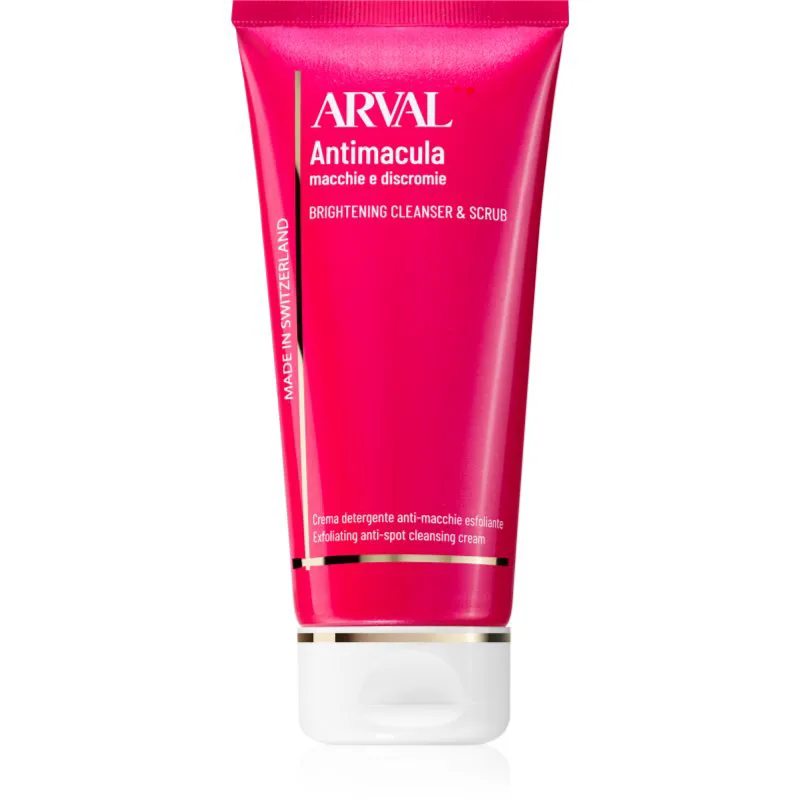 Arval Antimacula Brightening Cleanser & Scrub καθαριστική απολεπιστική κρέμα για λαμπρή επιδερμίδα 175 ml