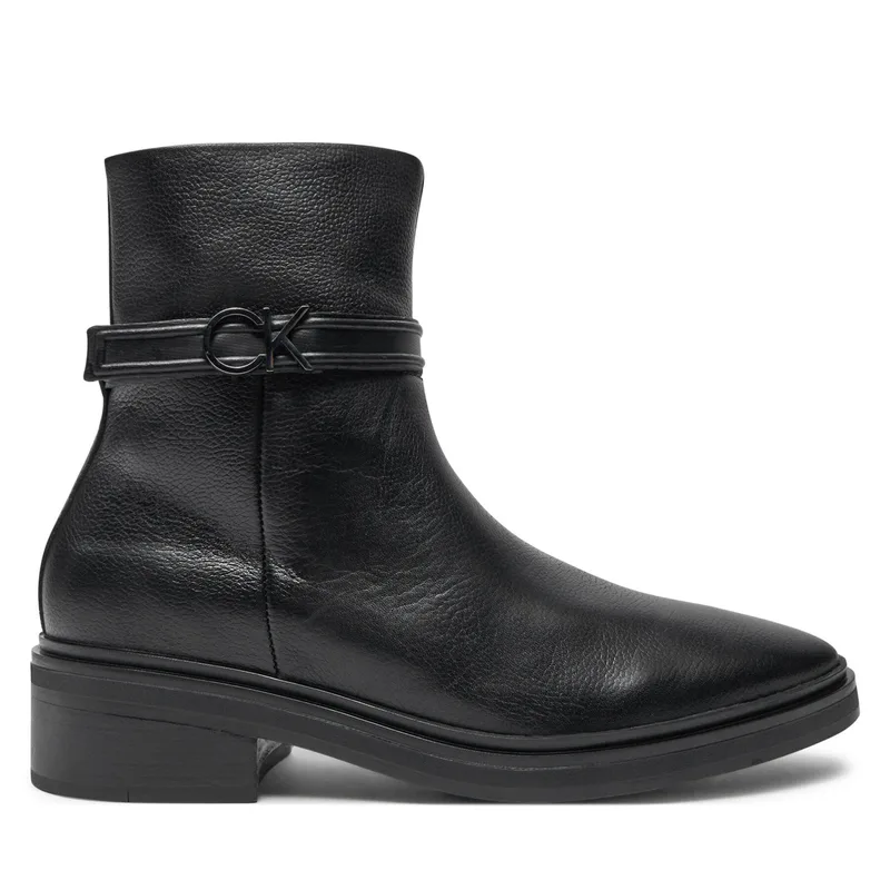 Μποτάκια Calvin Klein HW0HW02183 Μαύρο