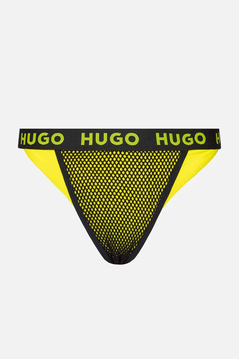 Hugo Boss γυναικείο μπικίνι σλιπ με logo tape "Hazel" - 50515336 Κίτρινο