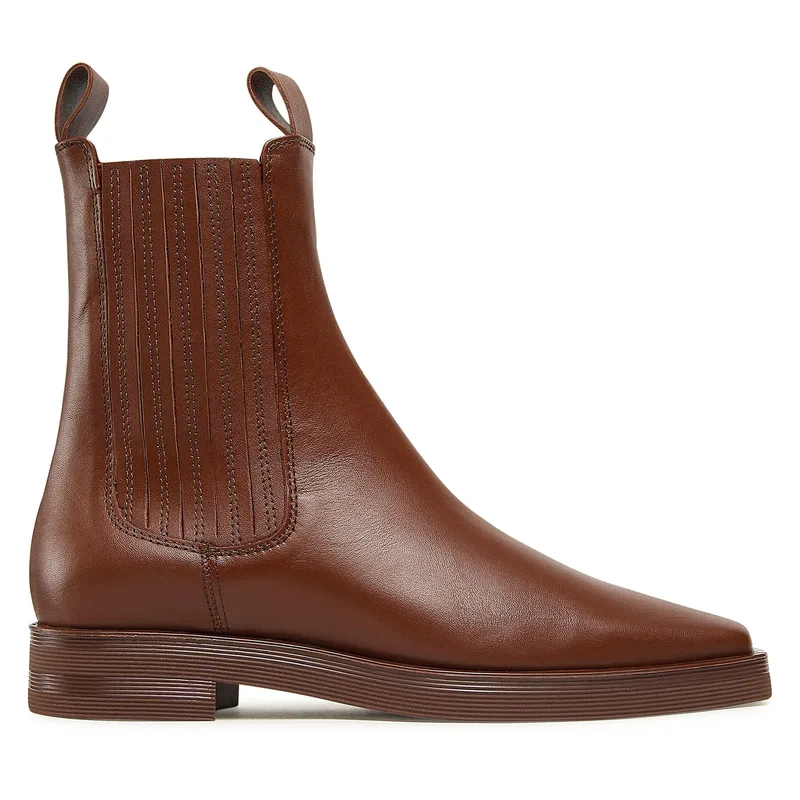 Μποτάκια με λάστιχο Gino Rossi 222FW131 Καφέ