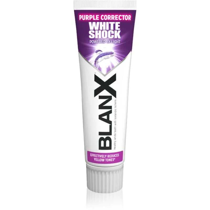 BlanX White Shock Purple λευκαντική οδοντόκρεμα με μοβ χρωστική 78 ml
