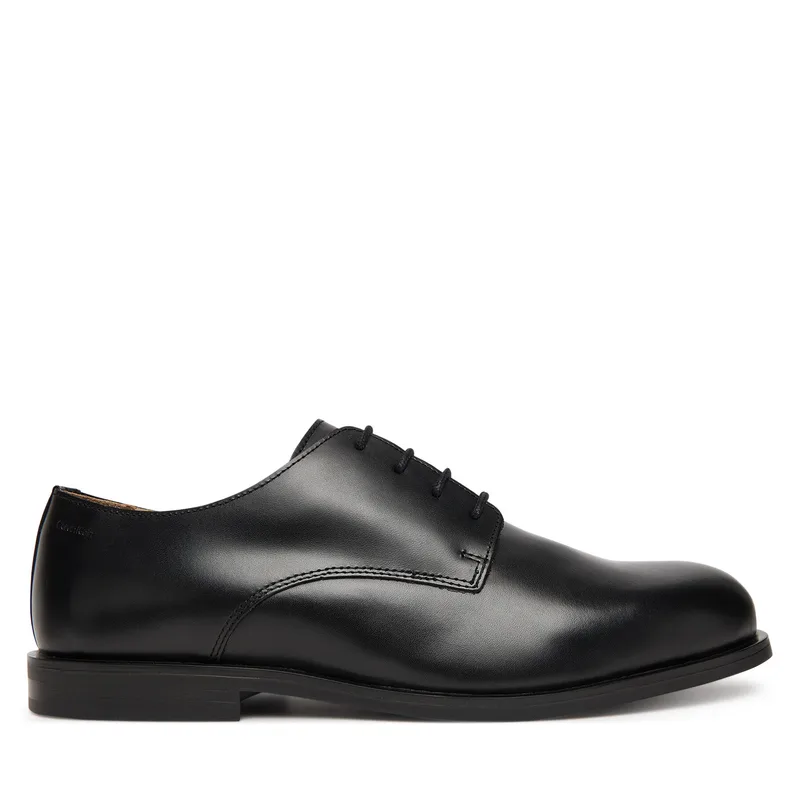 Κλειστά παπούτσια Calvin Klein Ess Rubber Derby Lth HM0HM02056 Μαύρο