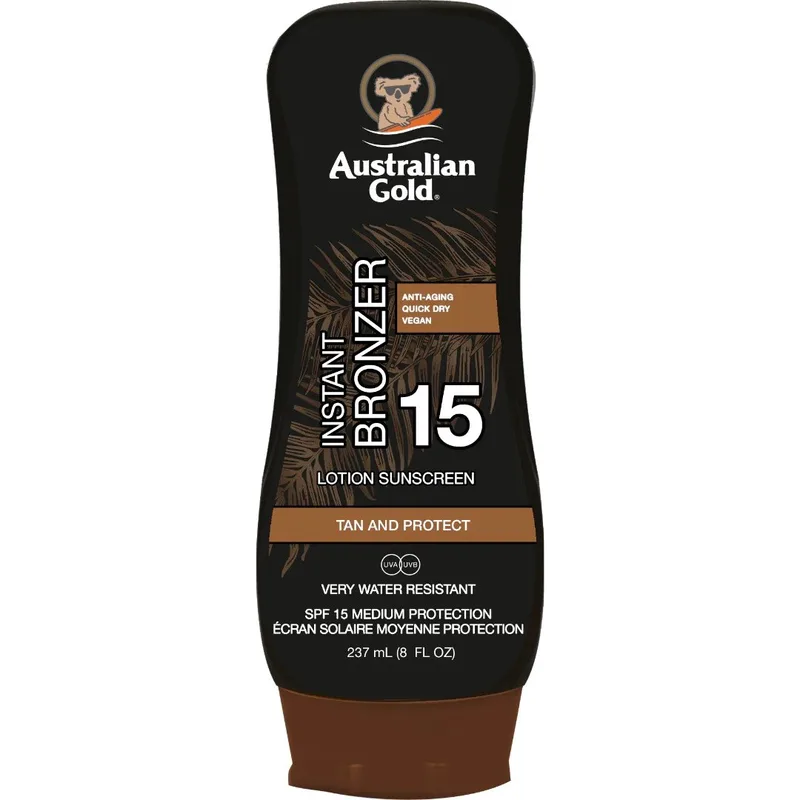 Australian Χρυσό Instant Bronzer Lotion Sunscreen SPF15 (237ml)