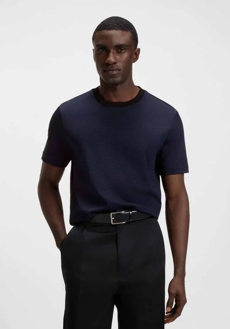BOSS Κοντομάνικη T-shirt C Thompson - 50543884 404 Dark Blue