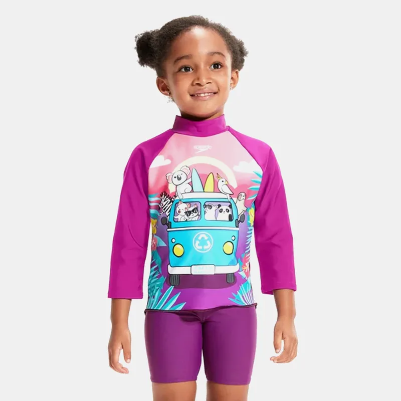 Speedo Girls Digital Παιδική UV Μπλούζα με Μακρύ Μανίκι (9000147038_69148)