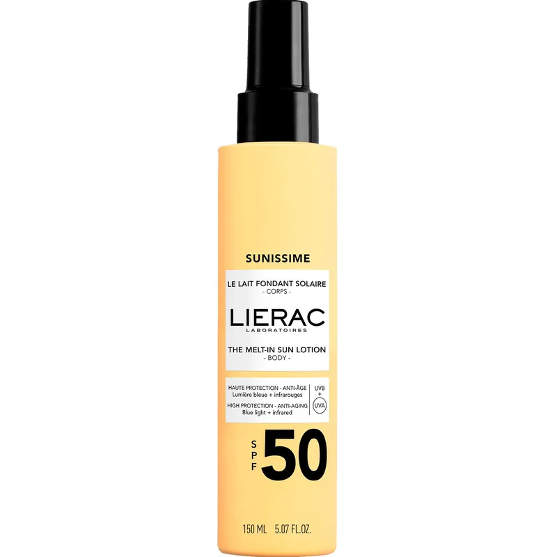 Lierac Sunissime The Melt-in Sun Body Lotion Spf50 Αντηλιακό Γαλάκτωμα Σώματος Υψηλής Προστασίας σε Spray 150ml