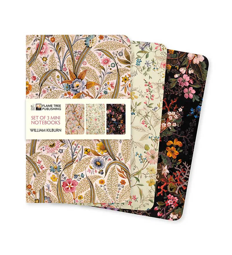 Σημειωματάριο William Kilburn Set of 3 Mini Notebooks