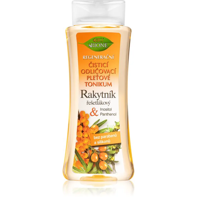 Bione Cosmetics Sea buckthorn αναγεννητικό καθαριστικό τονωτικό για το πρόσωπο 255 ml