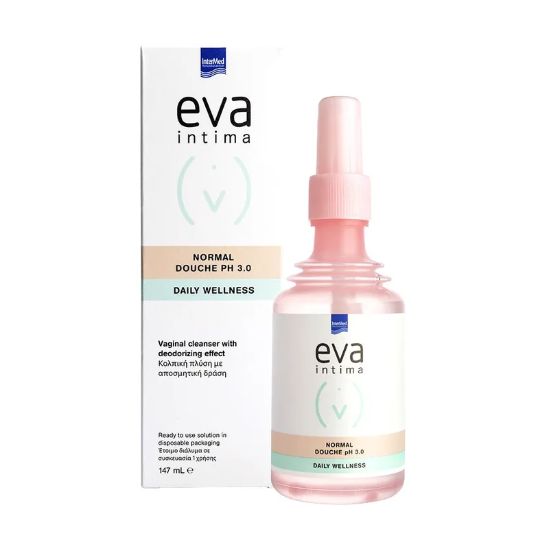 Eva Intima Normal Douche pH 3.0 Daily Wellness Κολπική Πλύση με Αποσμητική Δράση 147ml