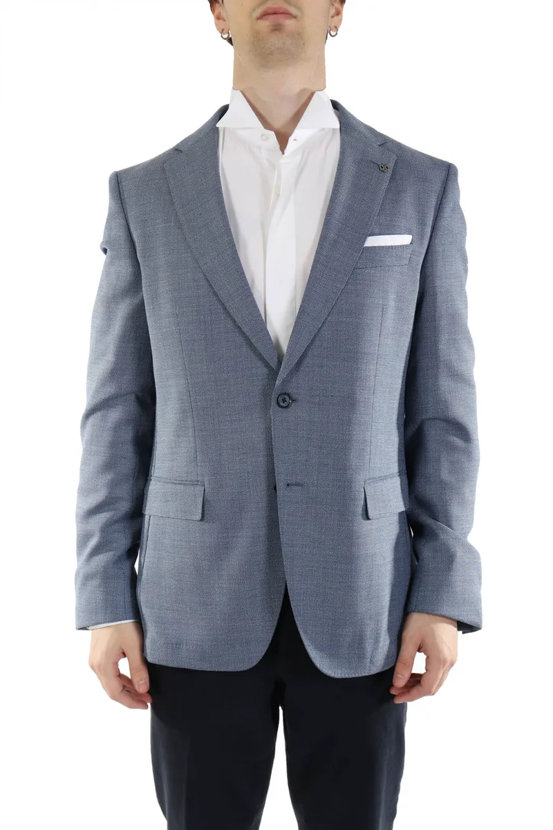BOSS ΣΑΚΑΚΙ H-HUTSON-233 SLIM FIT ΓΑΛΑΖΙΟ