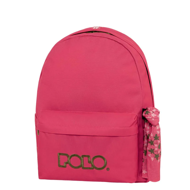 Τσάντα πλάτης Polo Original with Scarf - Φούξια/Χακί (901135-4465)