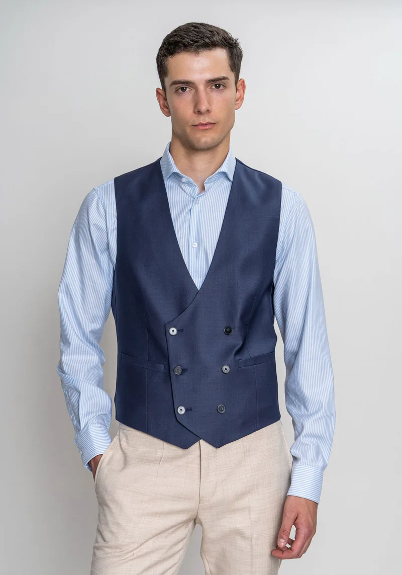 Karl Lagerfeld Γιλέκο της σειράς Waistcoat - 355009 532096 670 Dark Blue