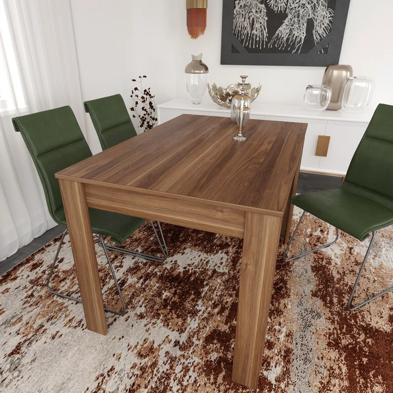 Τραπέζι Τραπεζαρίας Single 120 - Walnut 801Cmy2904 (120x78x80 cm)