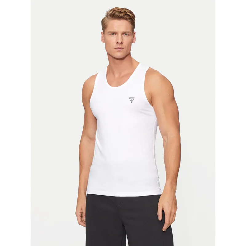 Guess Tank top U97M02 KCD31 Λευκό Regular Fit