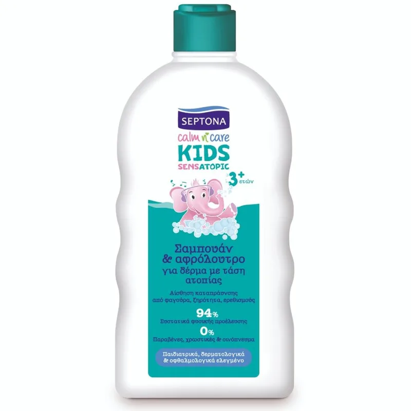 Septona Calm 'n Care Atopic Kid Σαμπουάν & Αφρόλουτρο (3+ετών) 200ml
