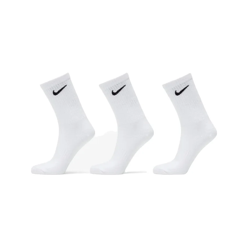Αθλητικές κάλτσες Nike Chaussettes everyday lightweight blanc/noir