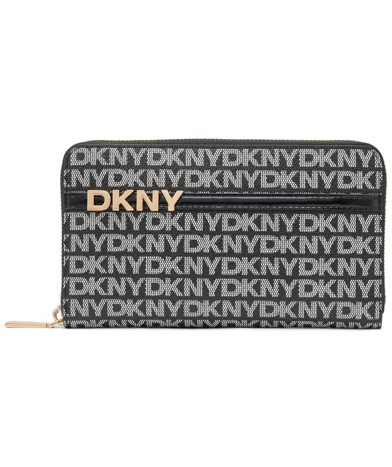 DKNY ΠΟΡΤΟΦΟΛΙ AVRIL R5215M28 XLB BK LOGO-BK