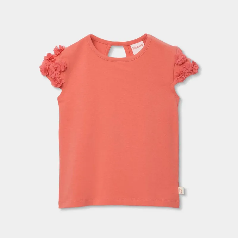 Μπλούζα μακό κορίτσι Boboli-763039-3894-Coral
