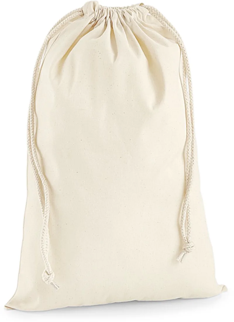 Σάκος Πουγκί W216 Westford Mill Premium Cotton Stuff Bag Natural