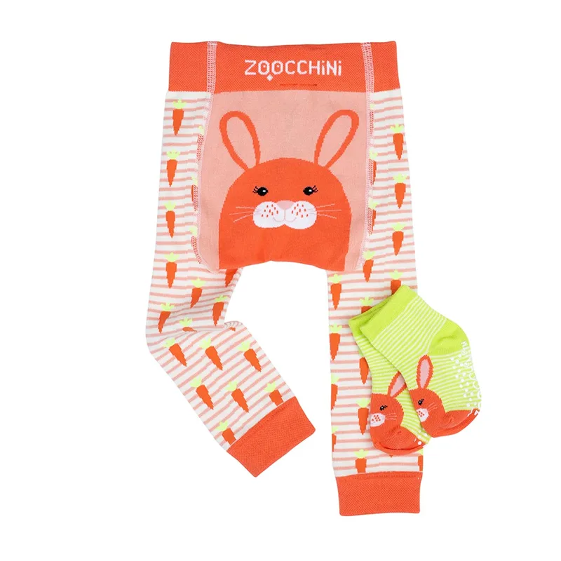Βρεφικό Κολάν + Καλτσάκια (Σετ) Zoocchini Bunny 12-18 Μηνών 12-18 Μηνών