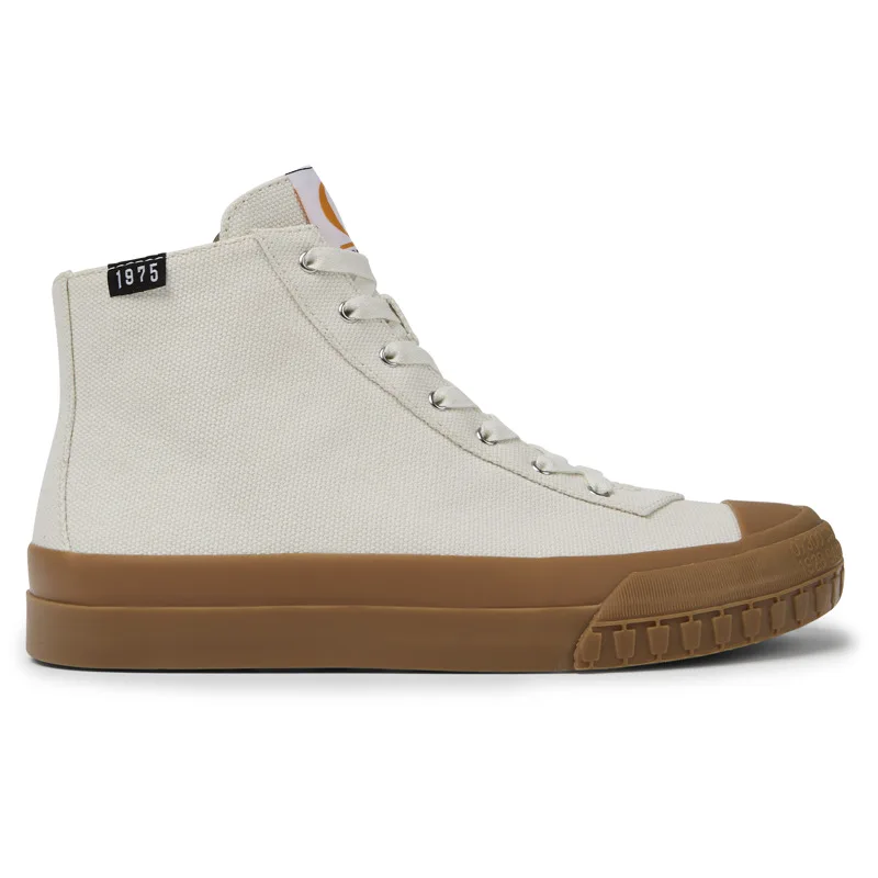 CAMPER Camaleon - Μποτάκια Για Γυναικεία - Λευκό, Μέγεθος 42, Cotton fabric
