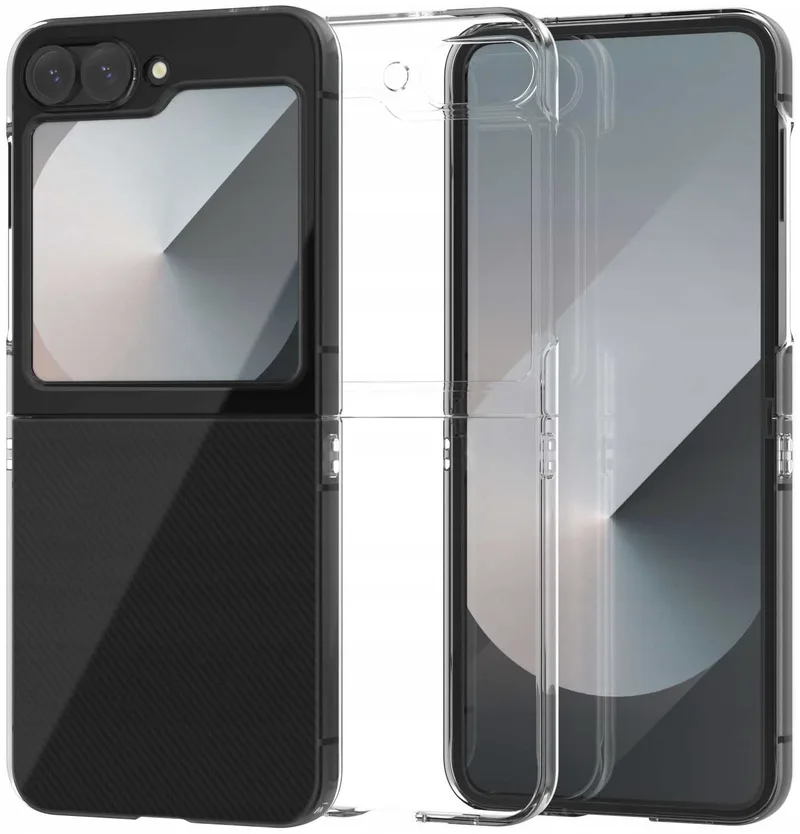 Διάφανη Σκληρή Θήκη - Samsung Galaxy Z Flip6 - Spacecase Crystal Case - 2mm - Clear (5905719110826)