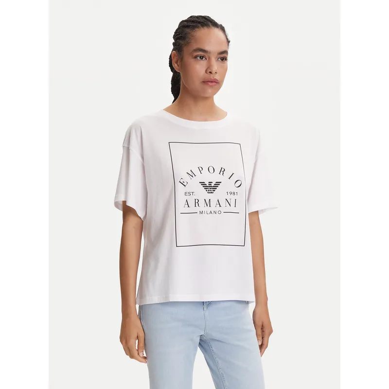 Emporio Armani Underwear T-Shirt EW000553 AF10887 U0002 Λευκό Loose Fit