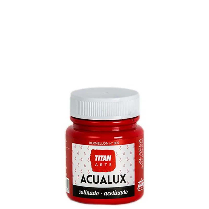 Χρώμα Νερού ACUALUX 100ml Πράσινο Νεφρίτη Σατινέ 854 Titan